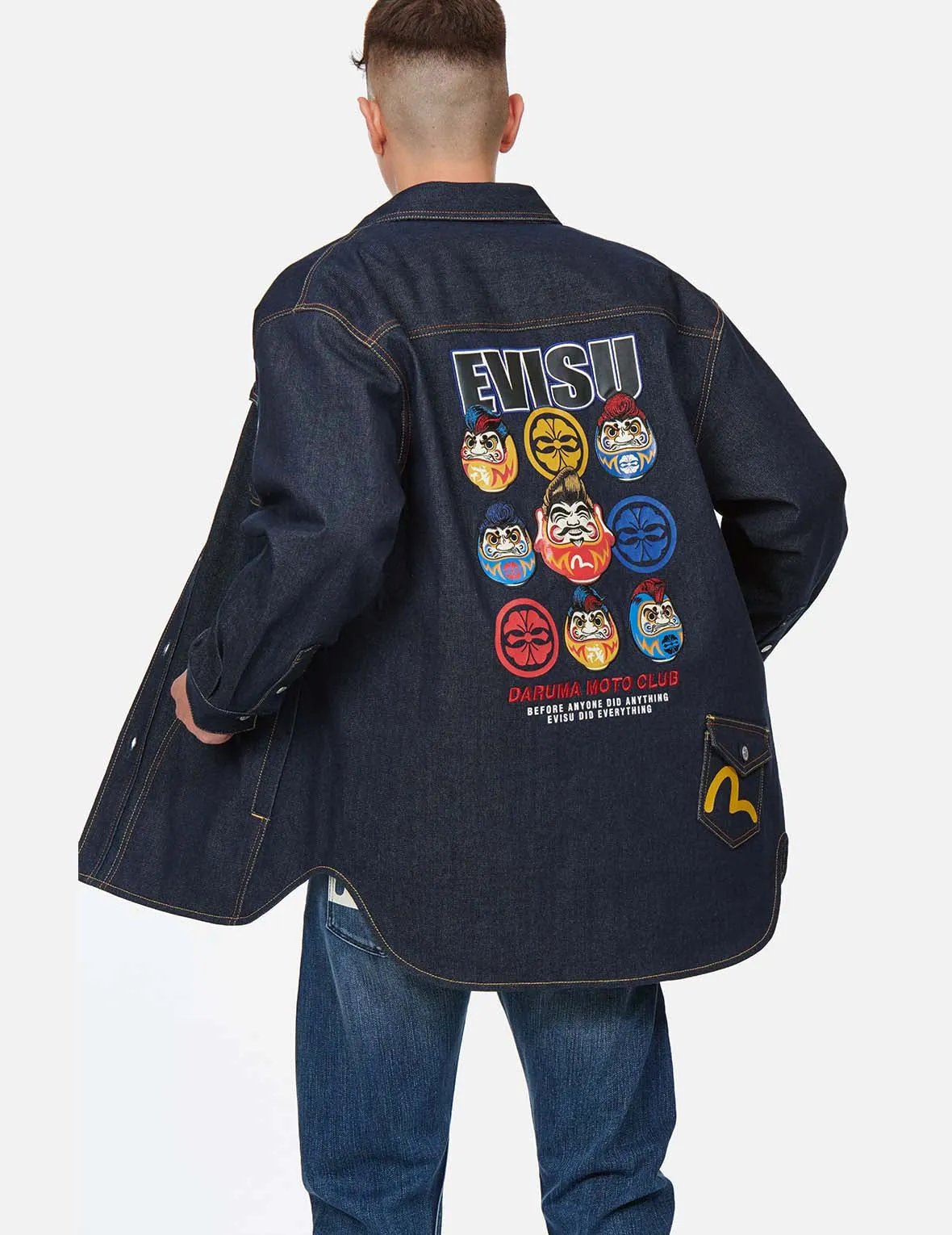 Daruma Denim Shirt Jacket