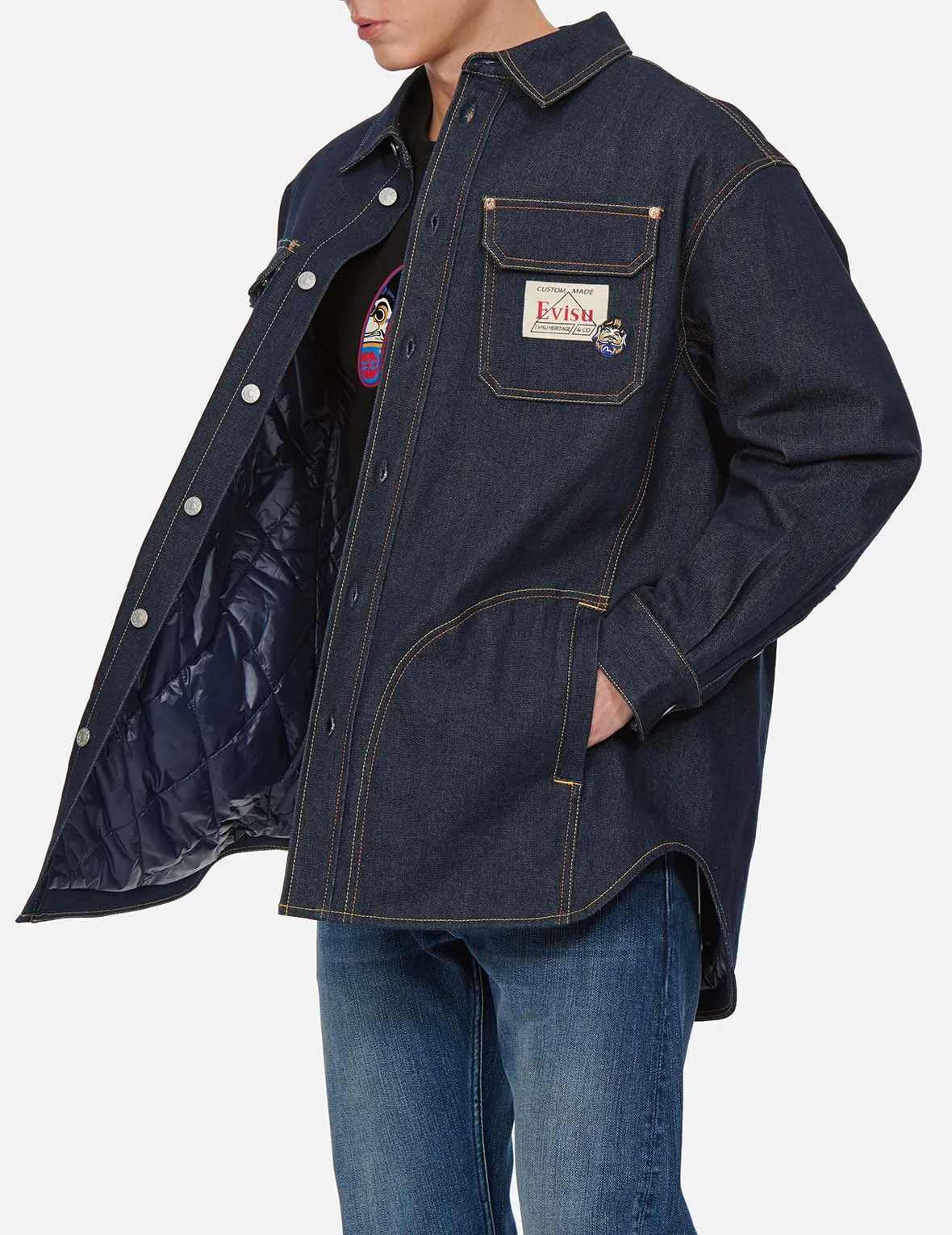 Daruma Denim Shirt Jacket