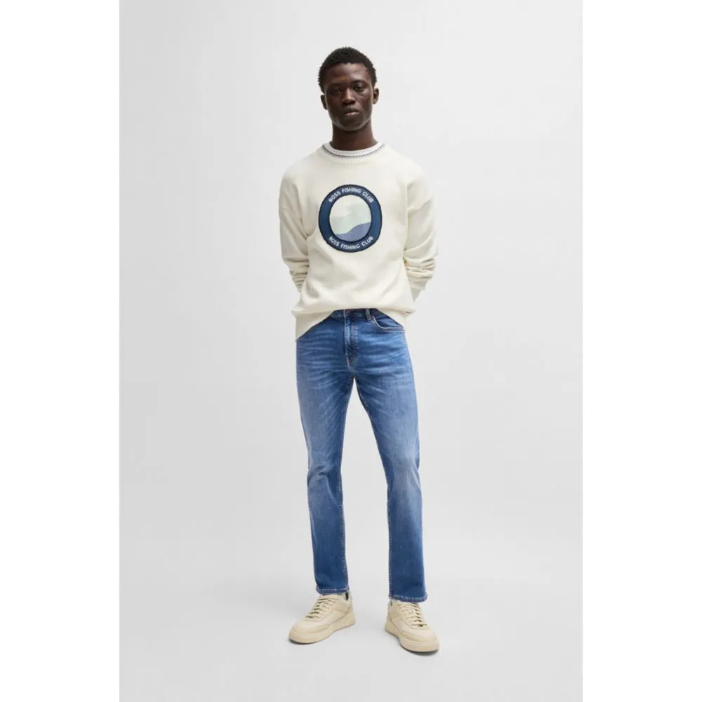 Delaware slim-fit jeans in blue soft-motion denim