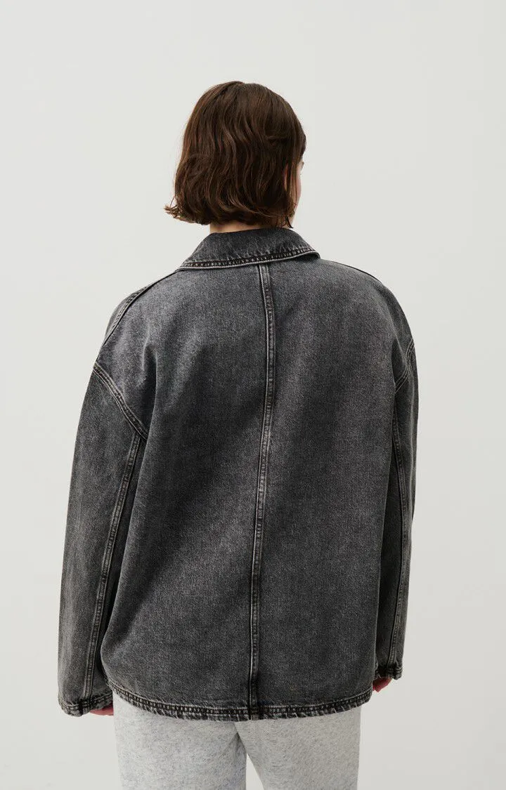 Denim Jacket Yop16e Salt-And-Pepper