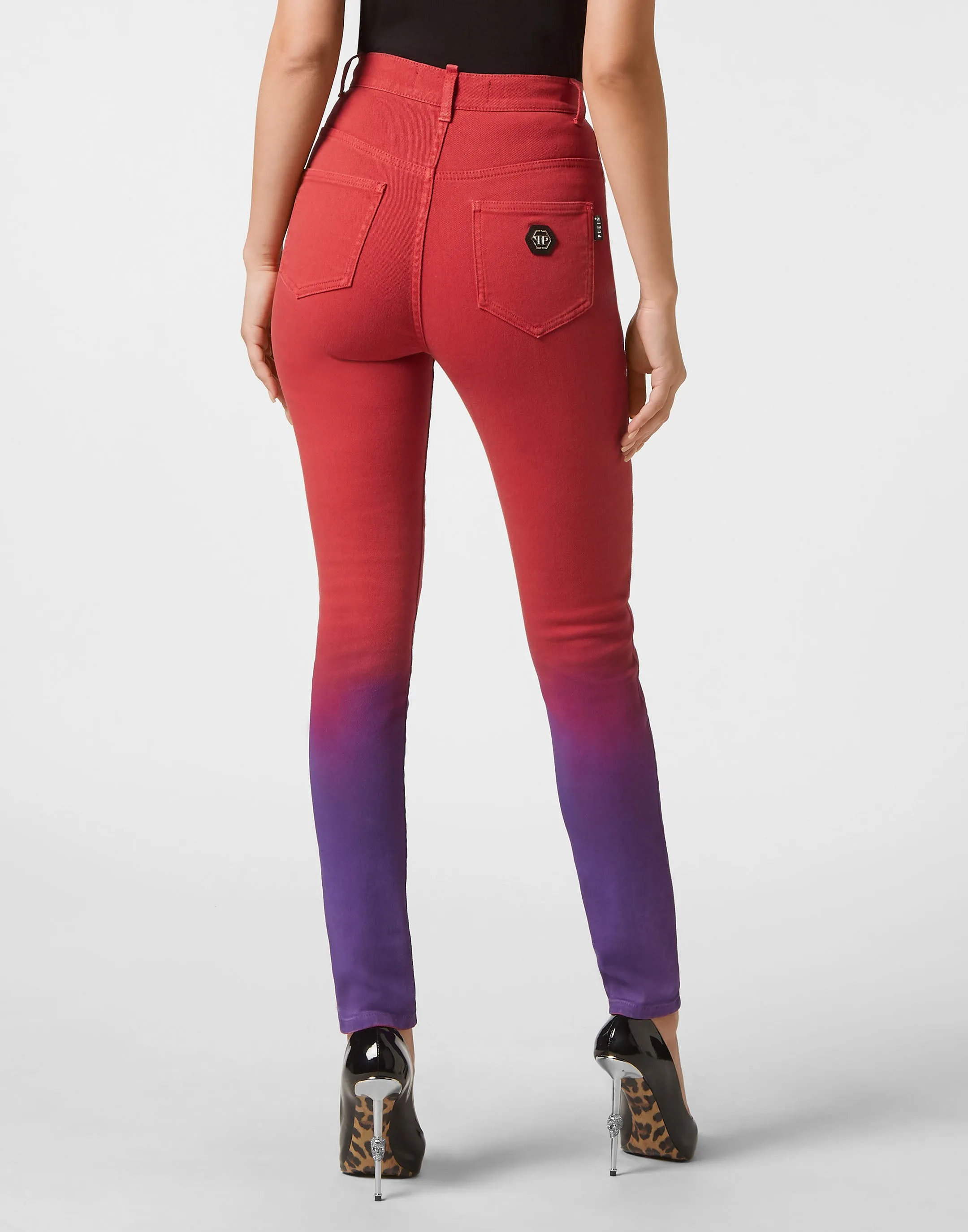 Denim Trousers Super High Waist Jegging
