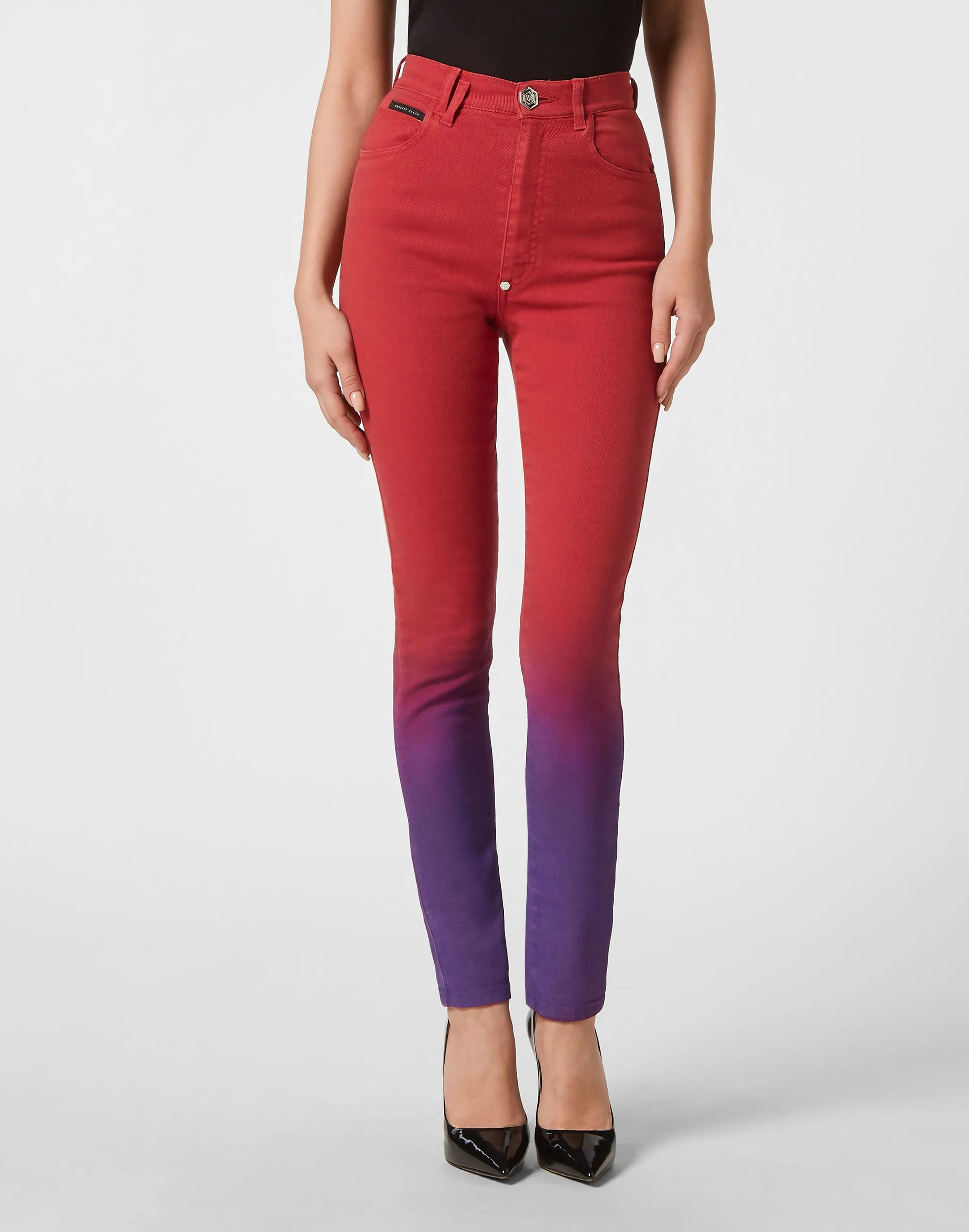 Denim Trousers Super High Waist Jegging