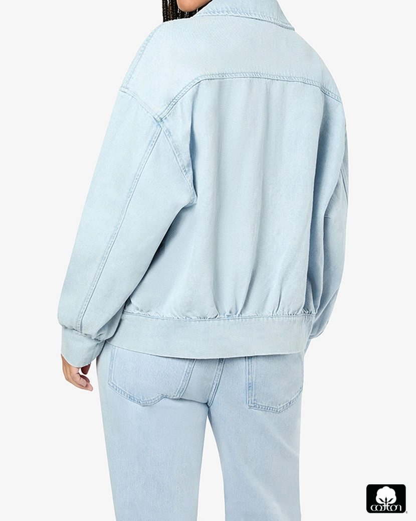 Denim Bomber Jacket