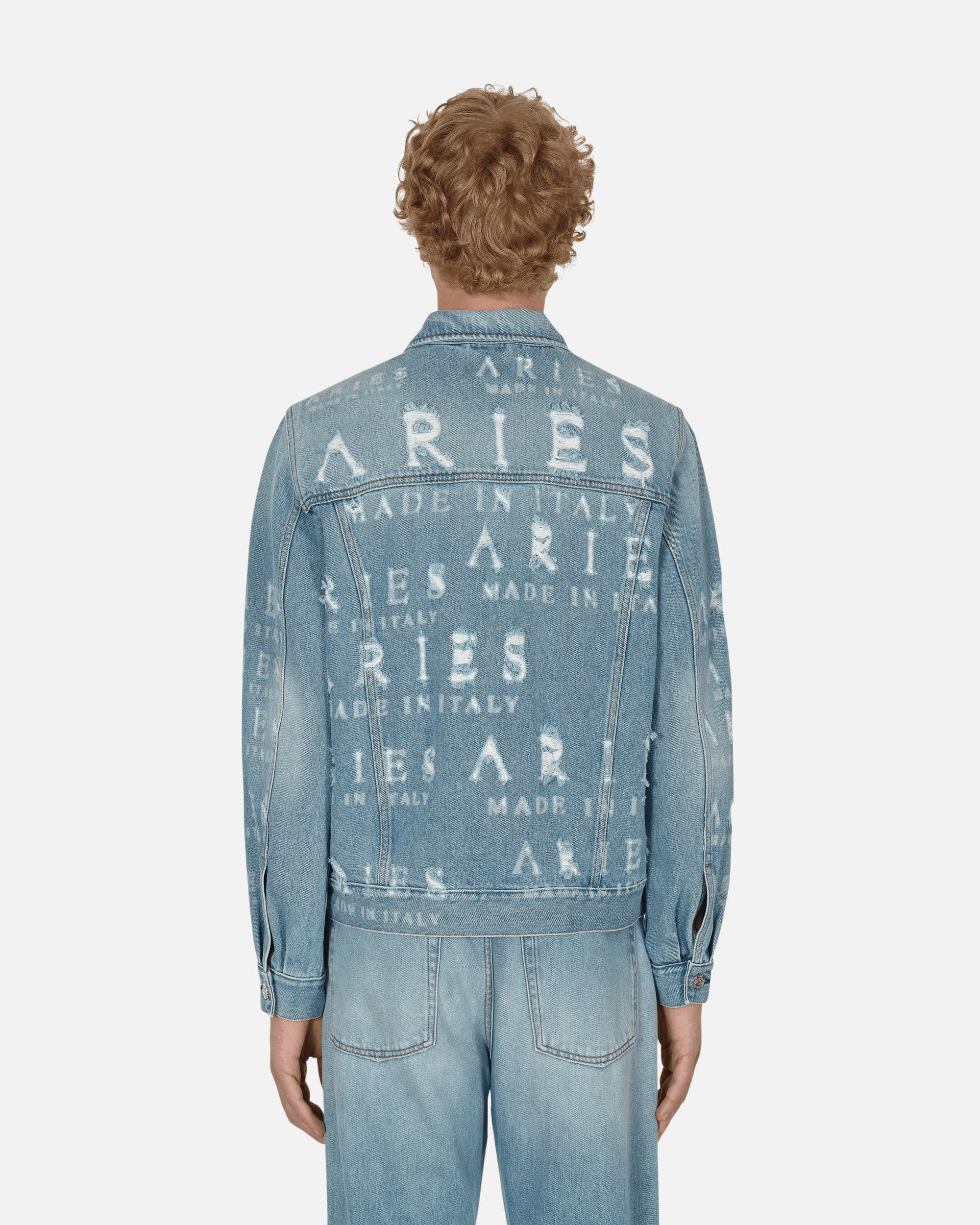 Destroyed Jean Jacket Blue