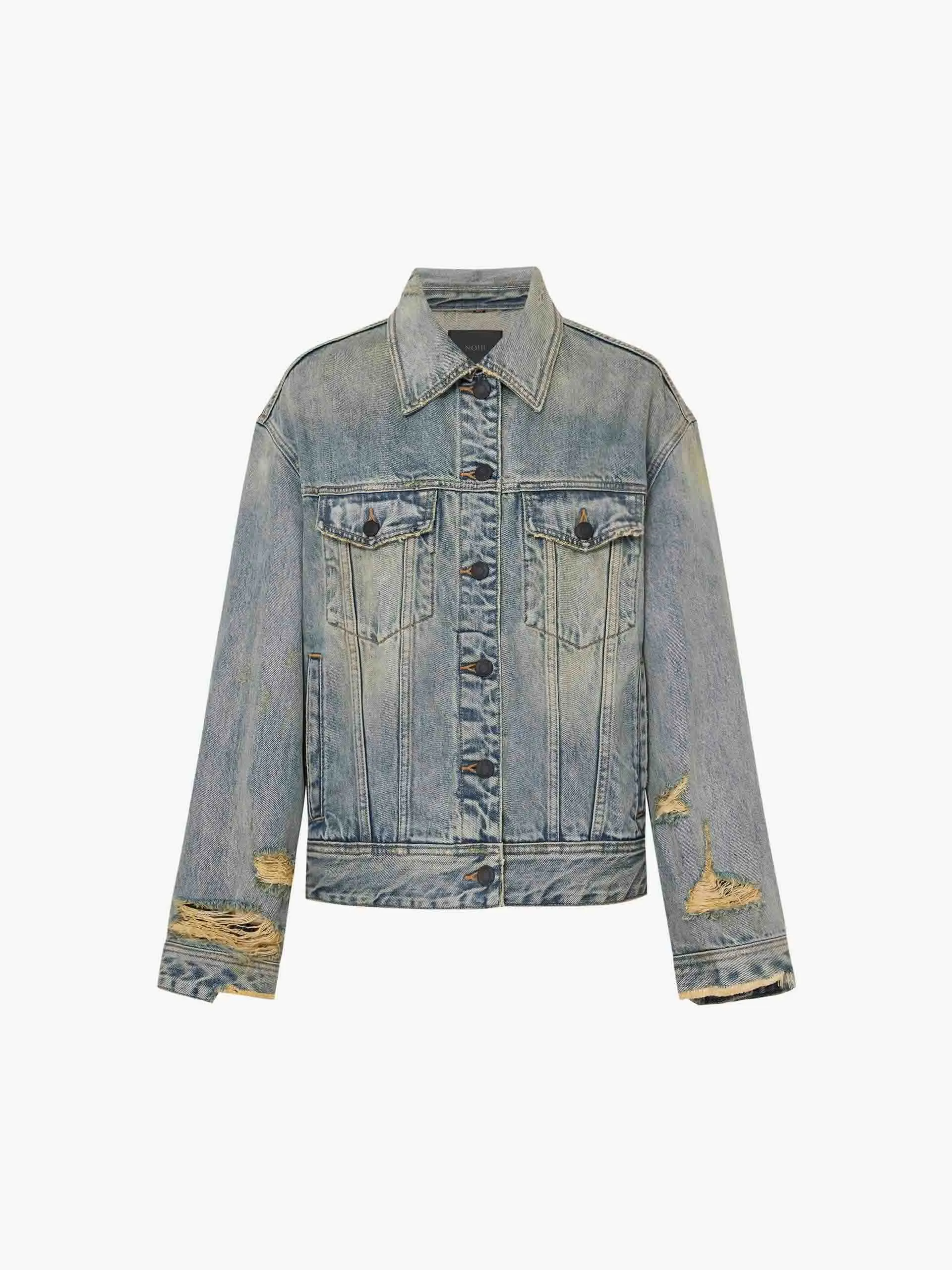 Distressed Cotton Jacket