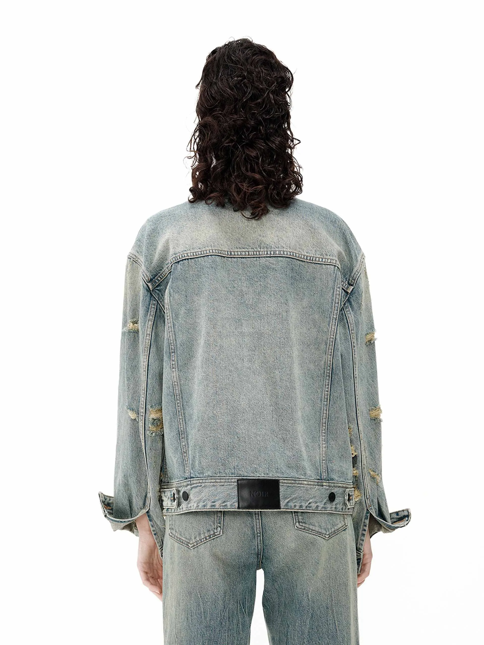 Distressed Cotton Jacket