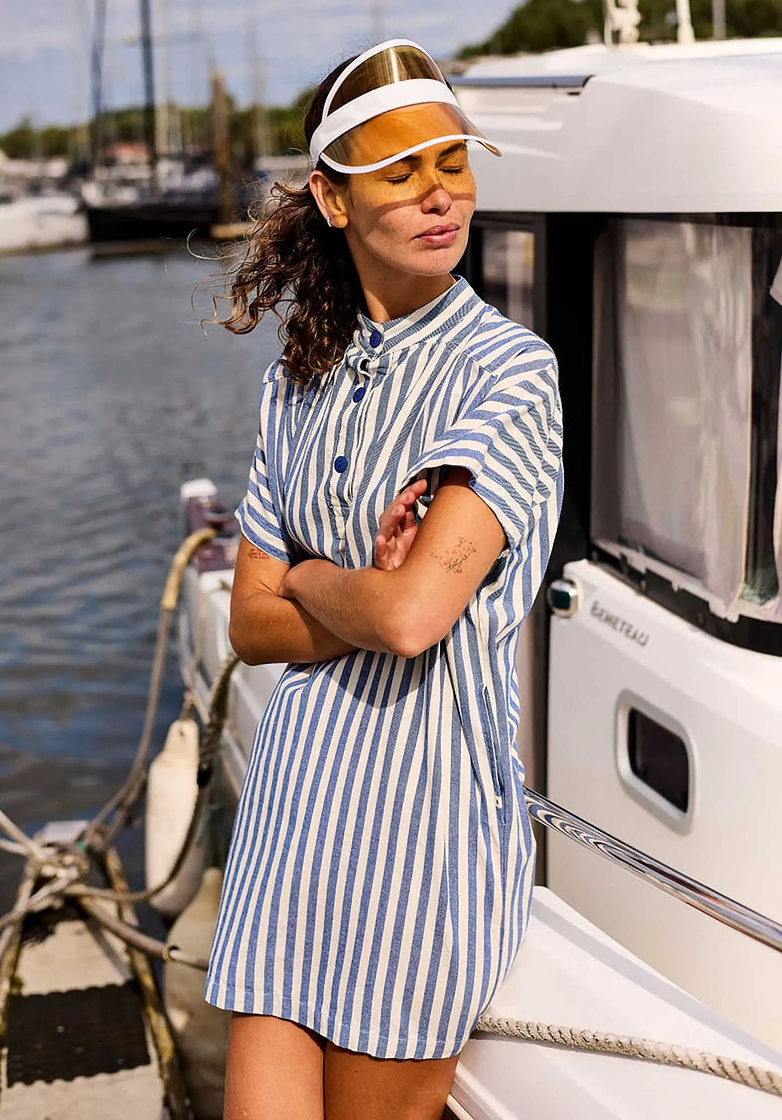 Dress Wr05 Rayures Transat Cobalt-205
