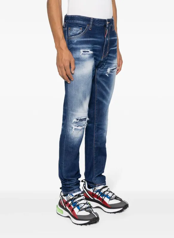 Dsquared2 Cool Guy distressed slim-leg jeans