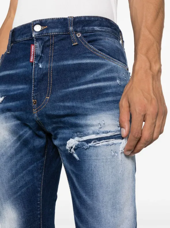 Dsquared2 Cool Guy distressed slim-leg jeans