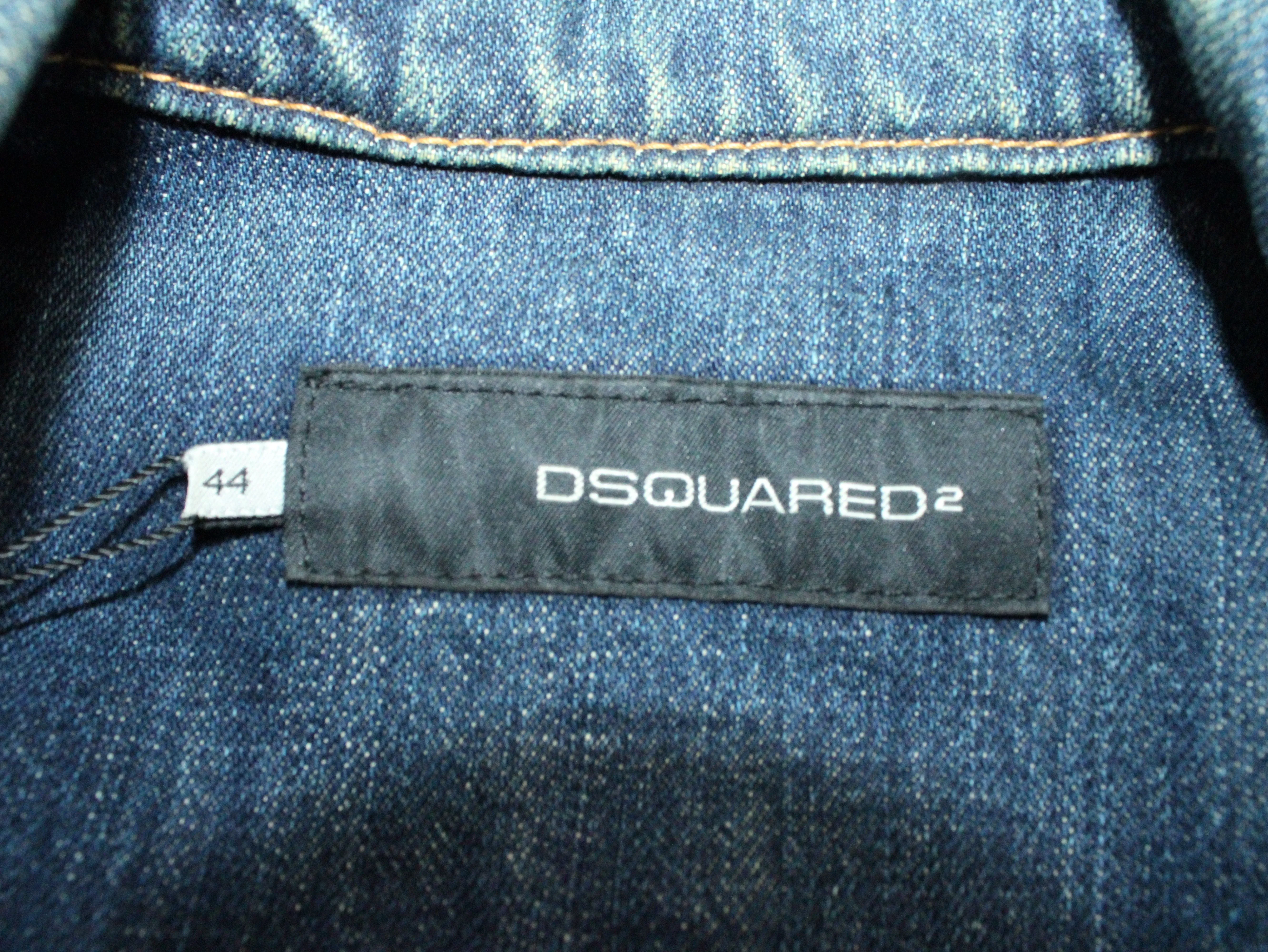 Dsquared2 Jeans Jacket with Embroidery