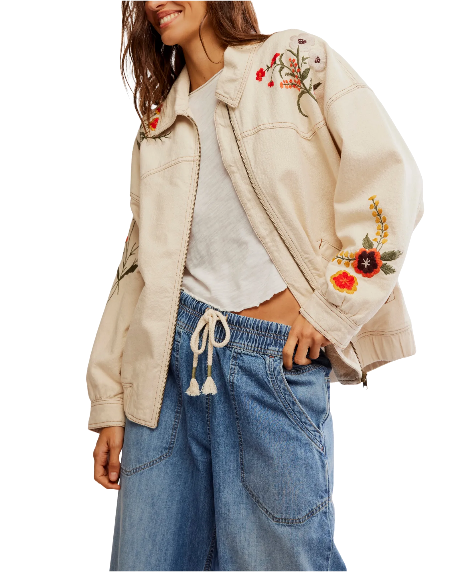 Dusty Trails Jacket in Ivory Combo