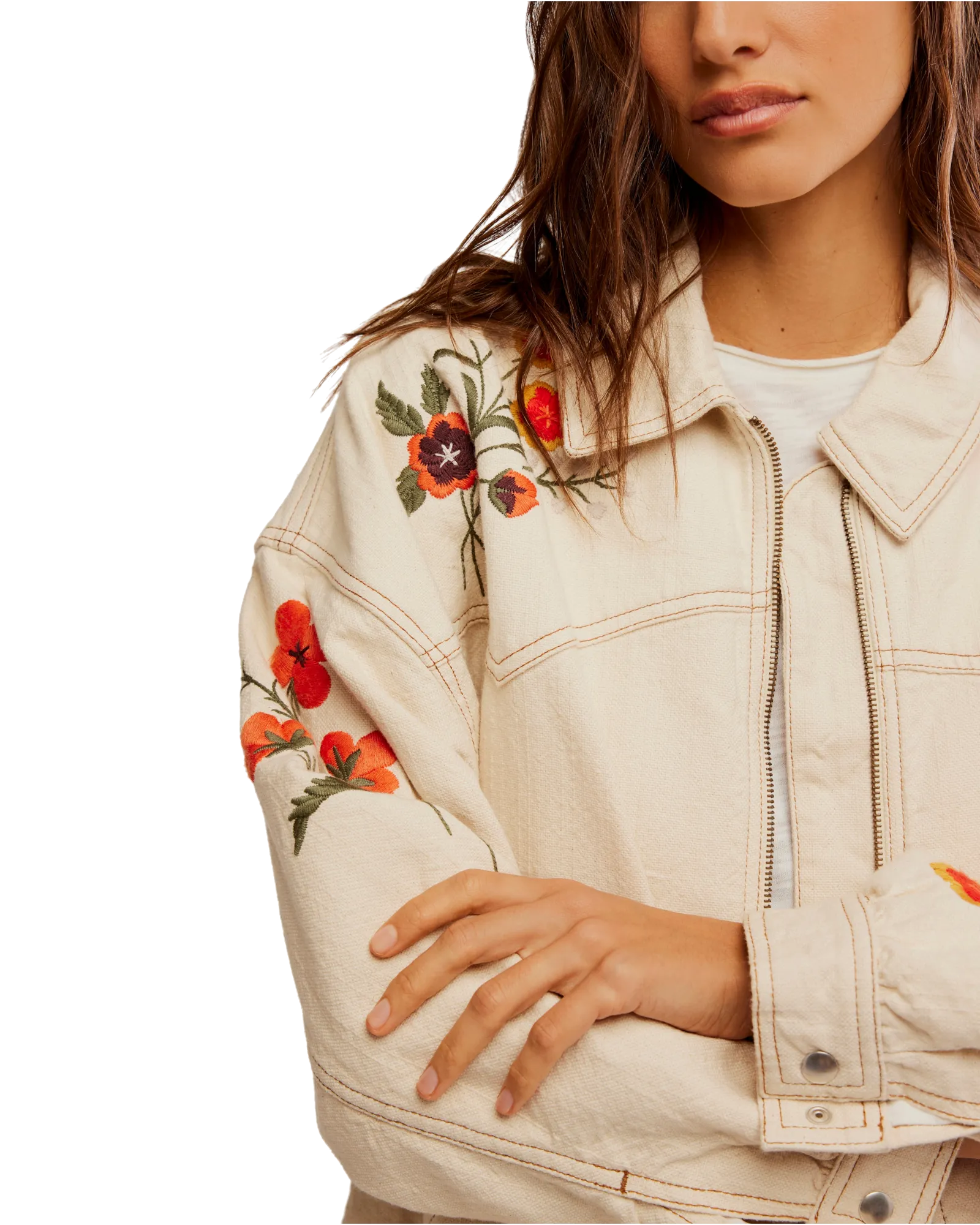Dusty Trails Jacket in Ivory Combo