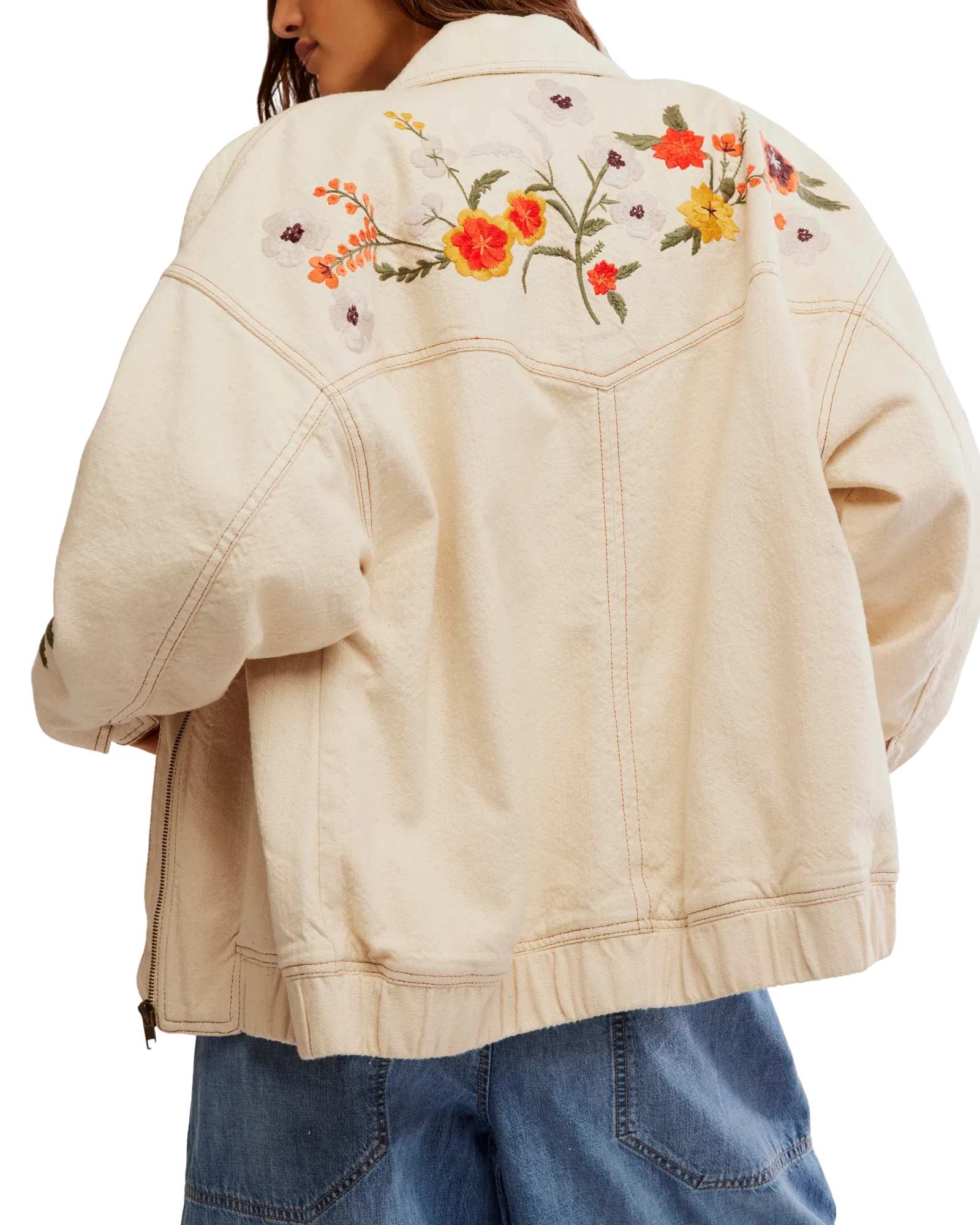 Dusty Trails Jacket in Ivory Combo