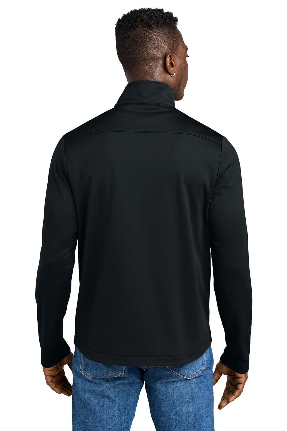 Eddie Bauer Mens Smooth Fleece 1/4 Zip Sweatshirt - Black
