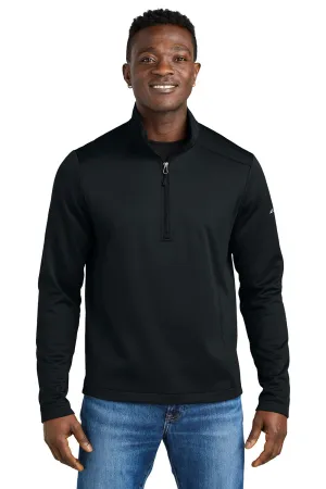 Eddie Bauer Mens Smooth Fleece 1/4 Zip Sweatshirt - Black