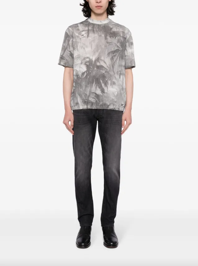 Emporio Armani J06 mid-rise slim-fit jeans