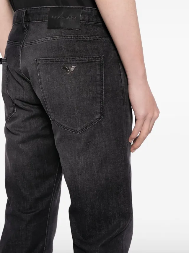 Emporio Armani J06 mid-rise slim-fit jeans