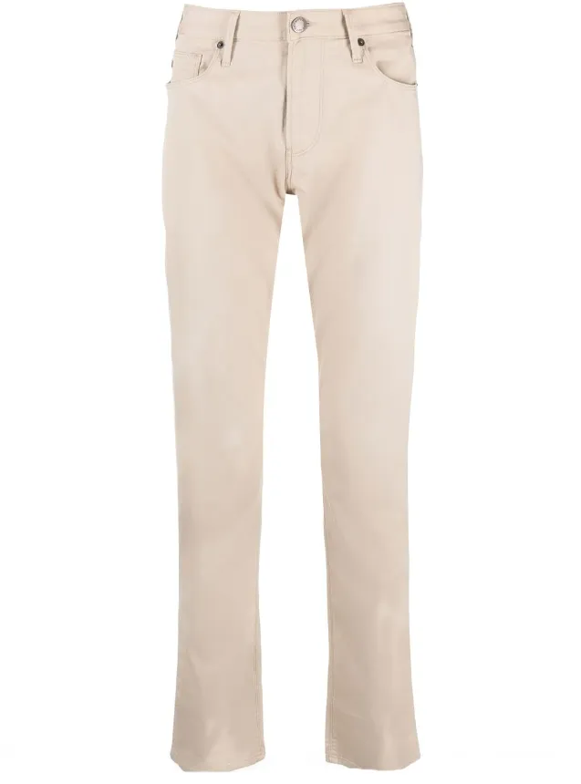 Emporio Armani J06 Slim-fit, stretch-gabardine jeans