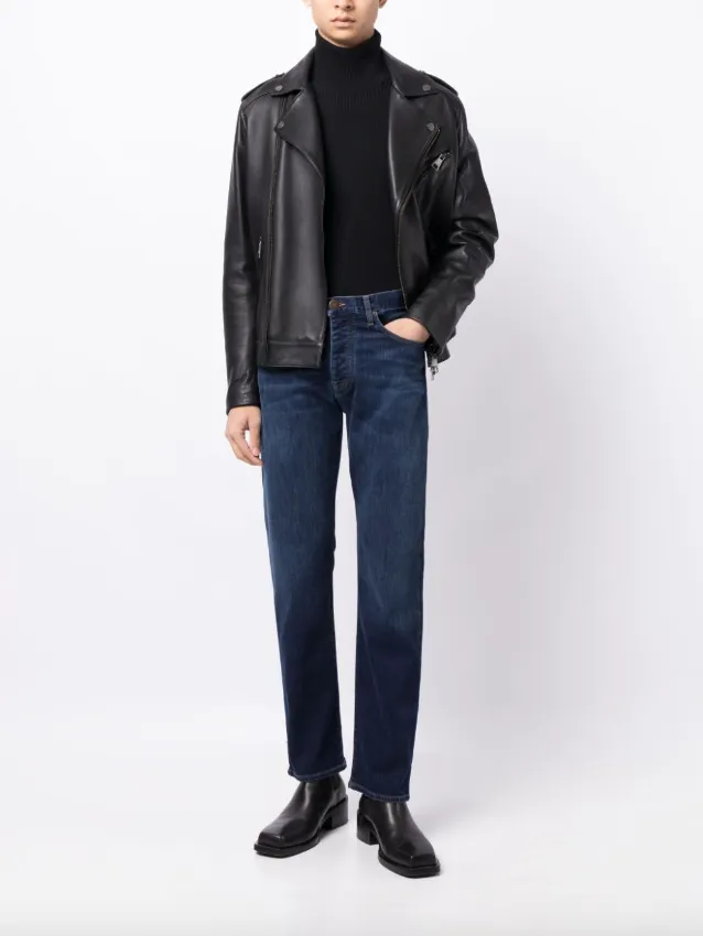 Emporio Armani J21 washed twill comfort-denim jeans