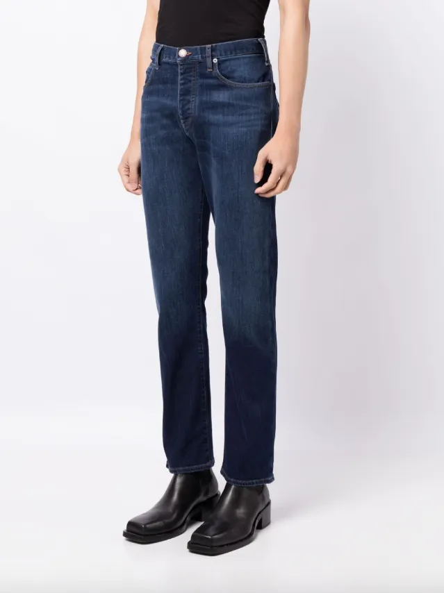 Emporio Armani J21 washed twill comfort-denim jeans