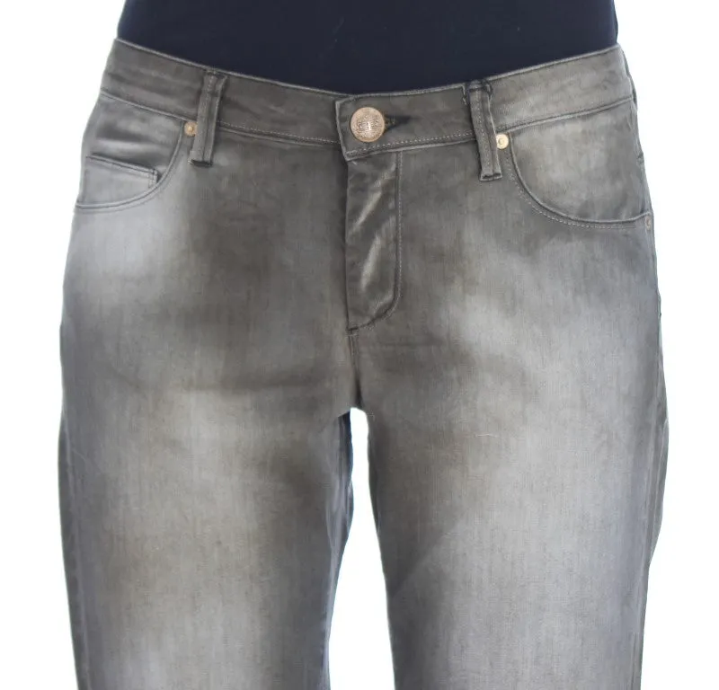 Ermanno Scervino  Cotton Blend Loose Fit Boyfriend Women's Jeans
