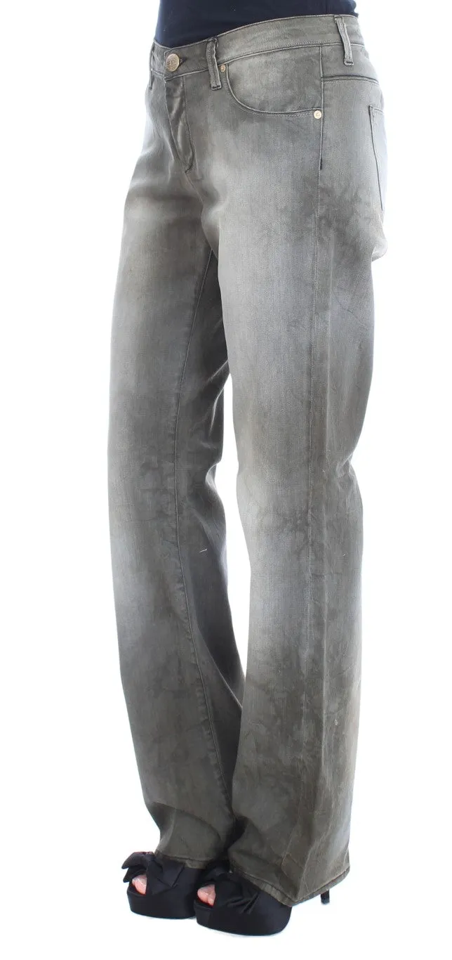 Ermanno Scervino  Cotton Blend Loose Fit Boyfriend Women's Jeans