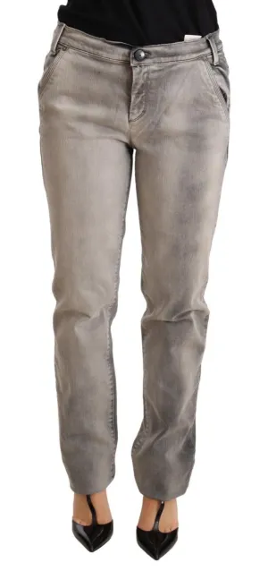 Ermanno Scervino  Washed Low Waist Skinny Trouser Cotton Women's Jeans