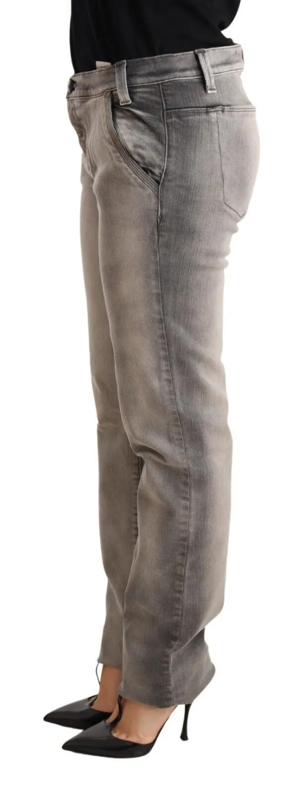 Ermanno Scervino  Washed Low Waist Skinny Trouser Cotton Women's Jeans