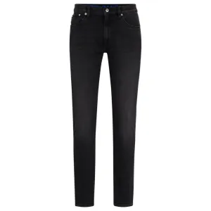 Extra-slim-fit jeans in stonewashed stretch denim