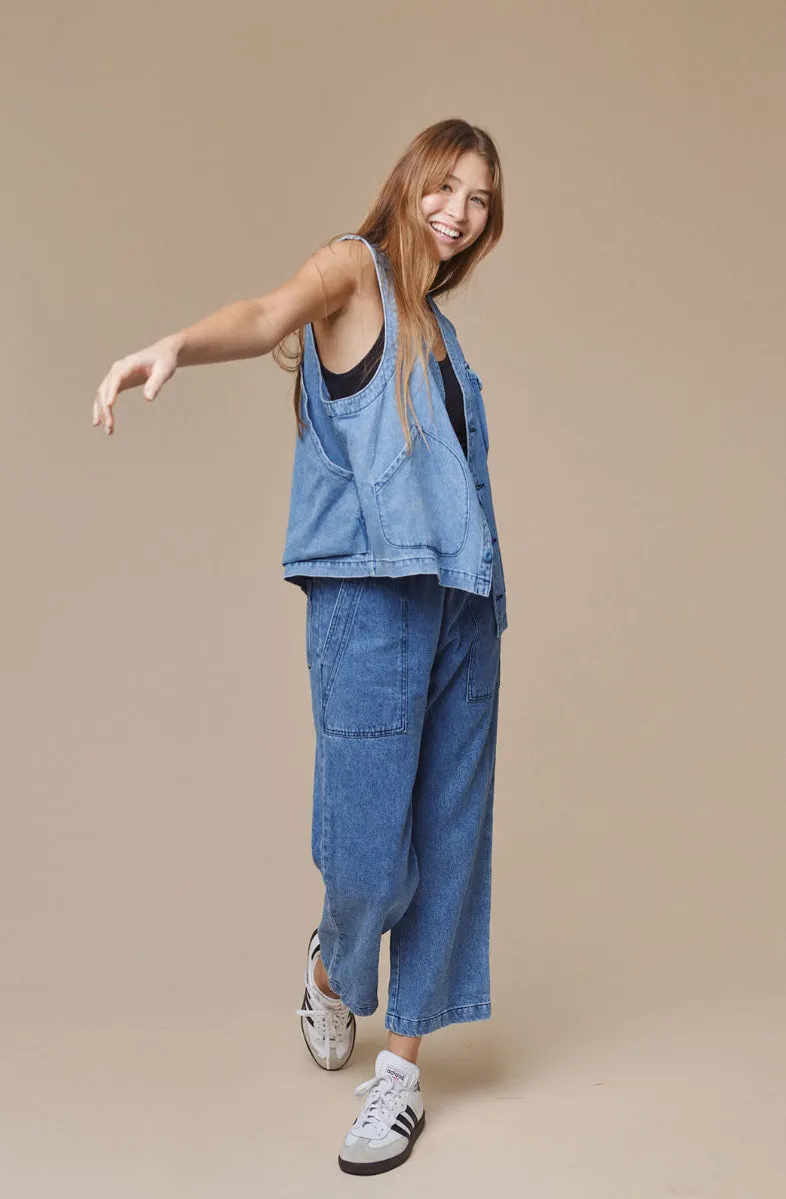 FALCON HEMP DENIM VEST