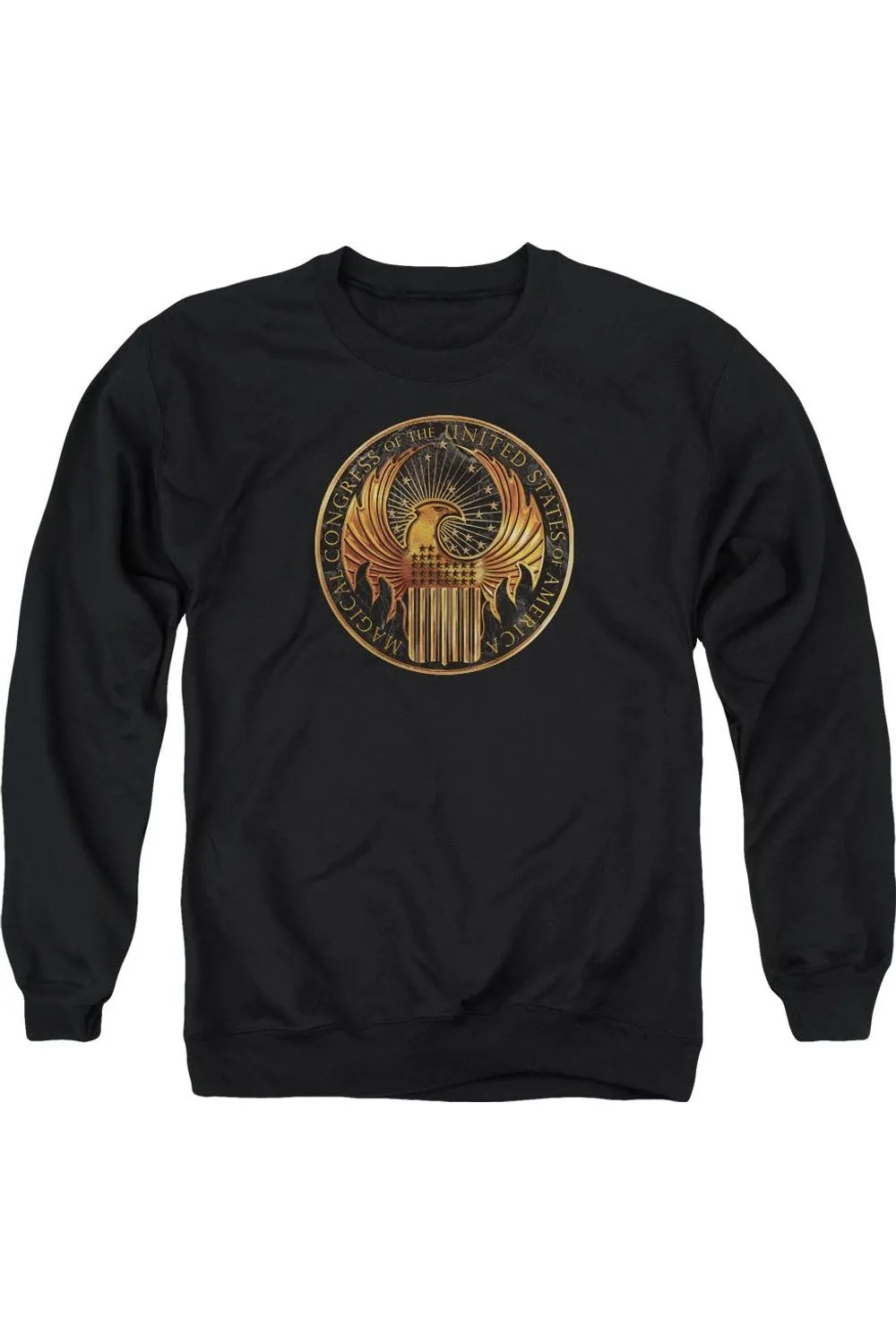 Fantastic Beasts Magical Congress Crest Adult Crewneck Sweatshirt