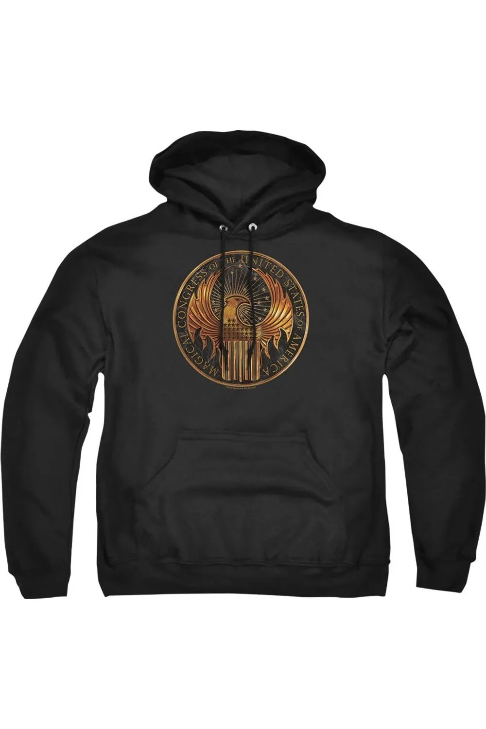 Fantastic Beasts Magical Congress Crest Adult Pull Over Hoodie / Hooded Sweatshirt