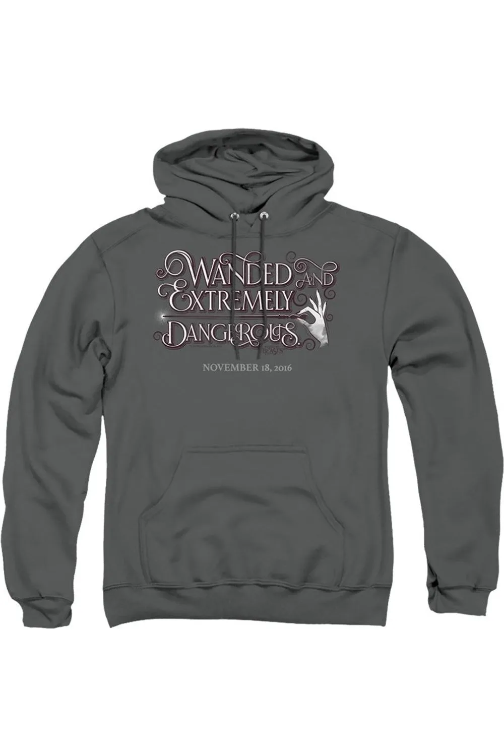 Fantastic Beasts Wanded Adult Pull Over Hoodie / Hooded Sweatshirt