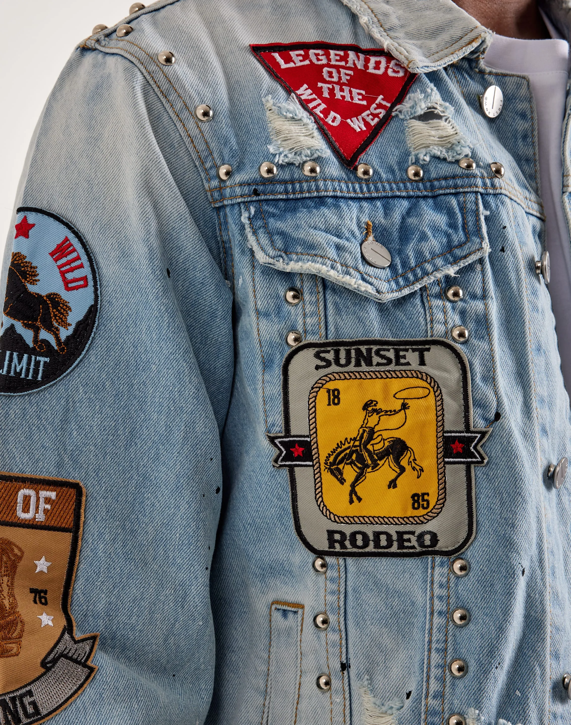 First Row Washed Denim Jacket