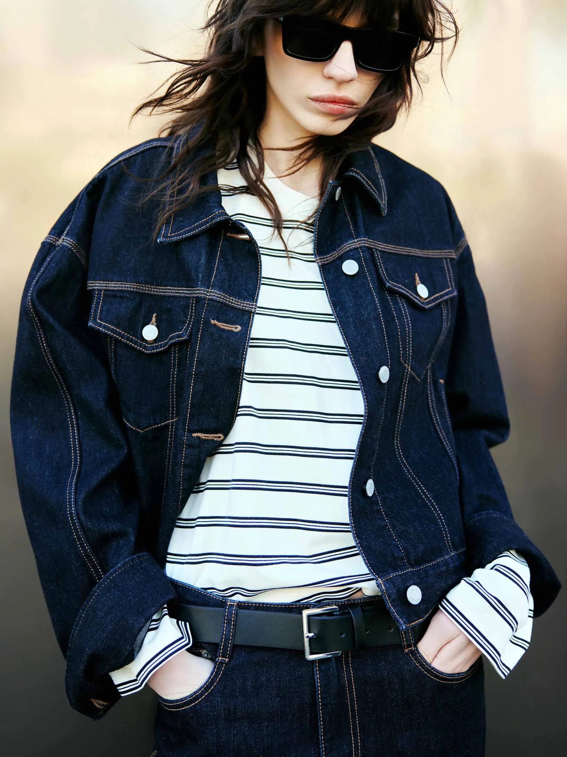 Fitted Denim Jacket