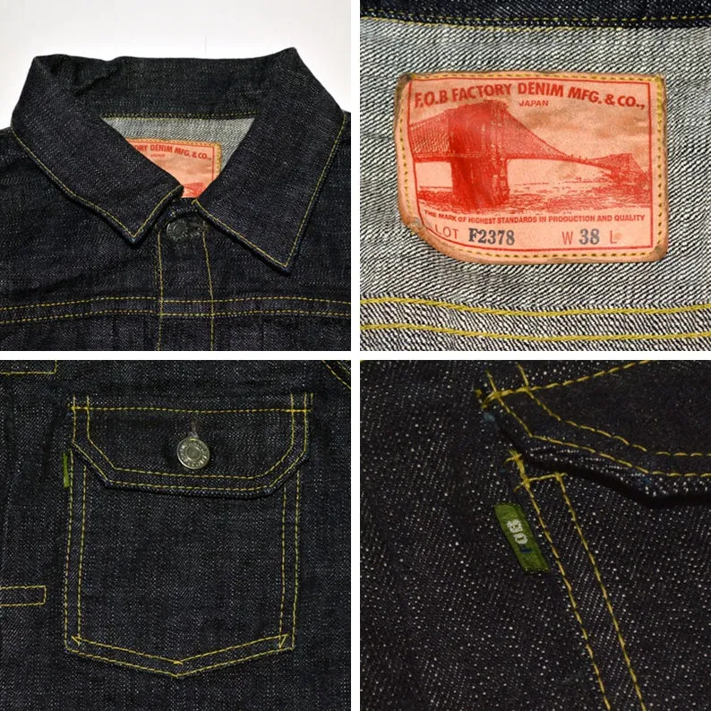 FOB FACTORY "F2378" 14oz G-3 DENIM 2nd JKT