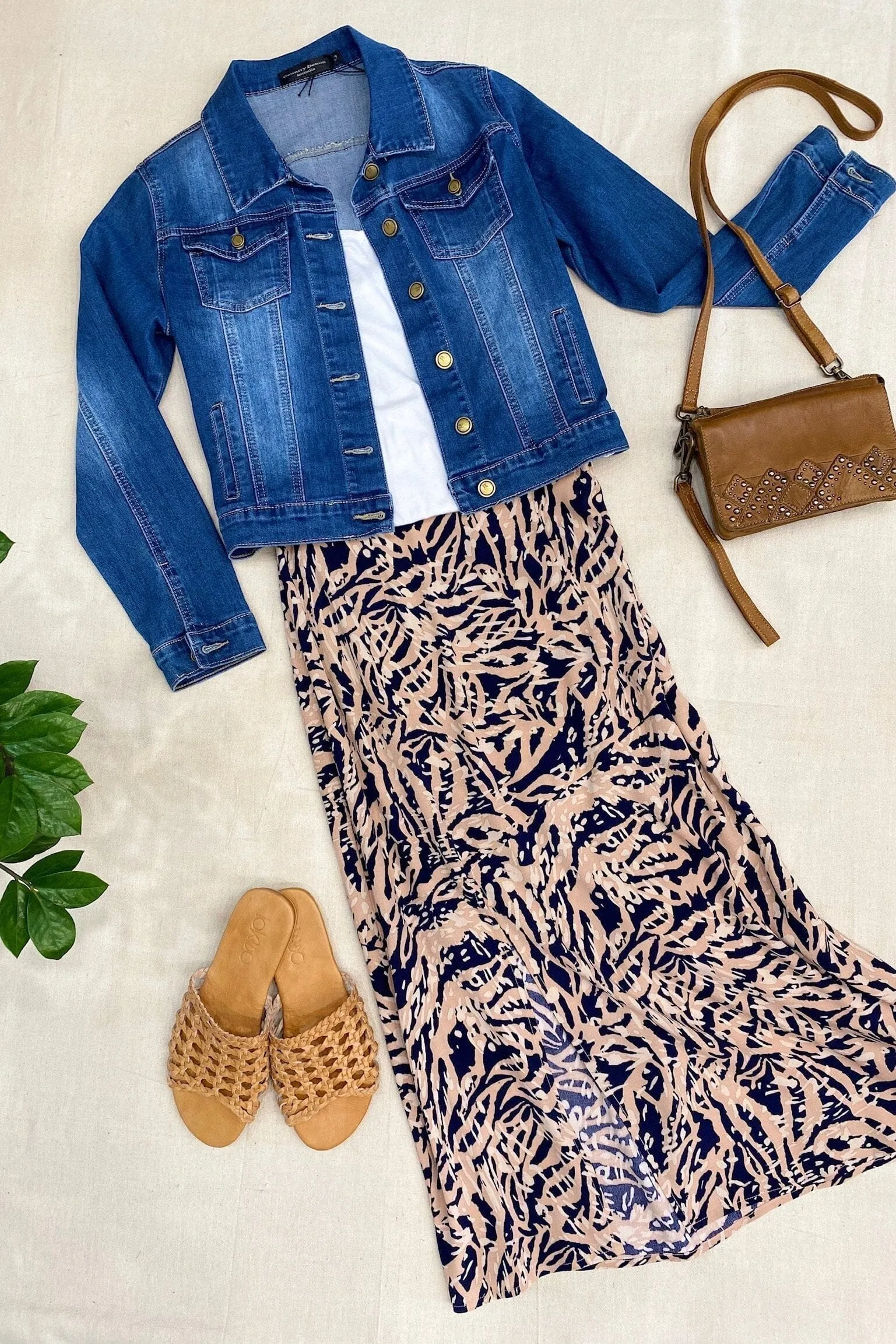 Forget Me Not Cropped Dark Denim Jacket