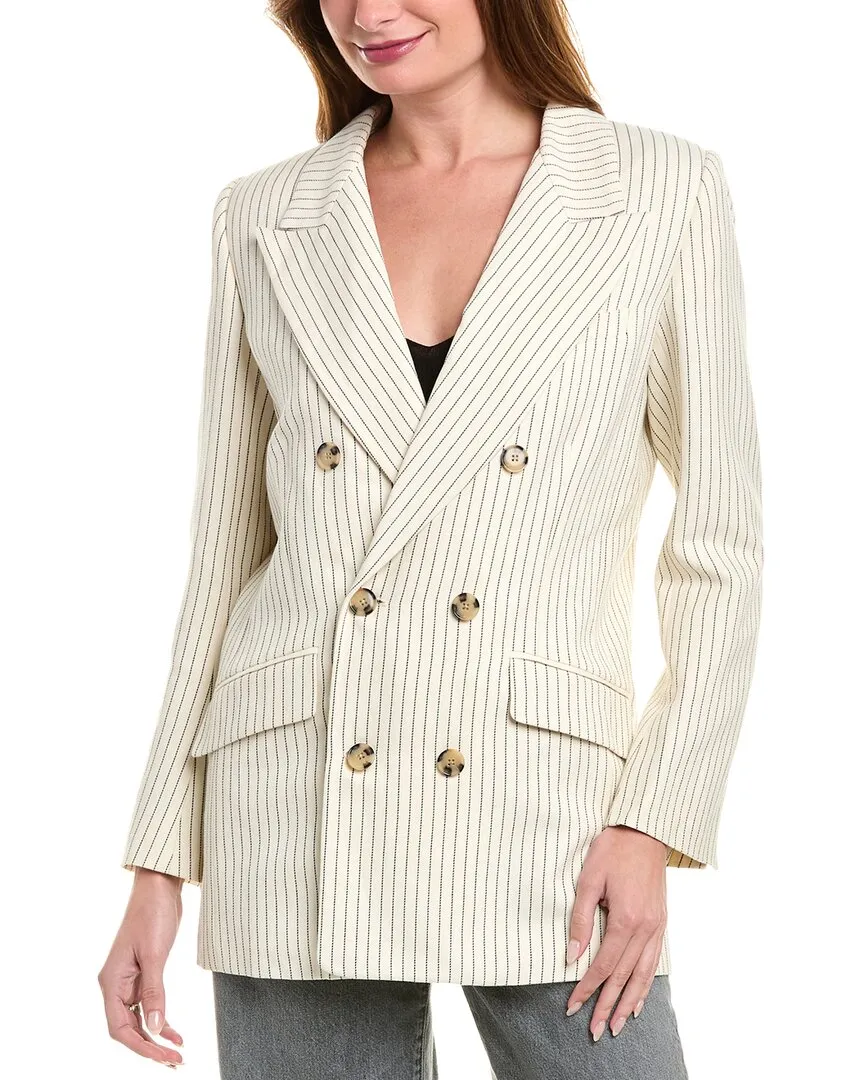 FRAME Denim Linen-Blend Jacket