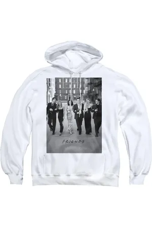 Friends Walk The Streets Adult Pull Over Hoodie / Hooded Sweatshirt