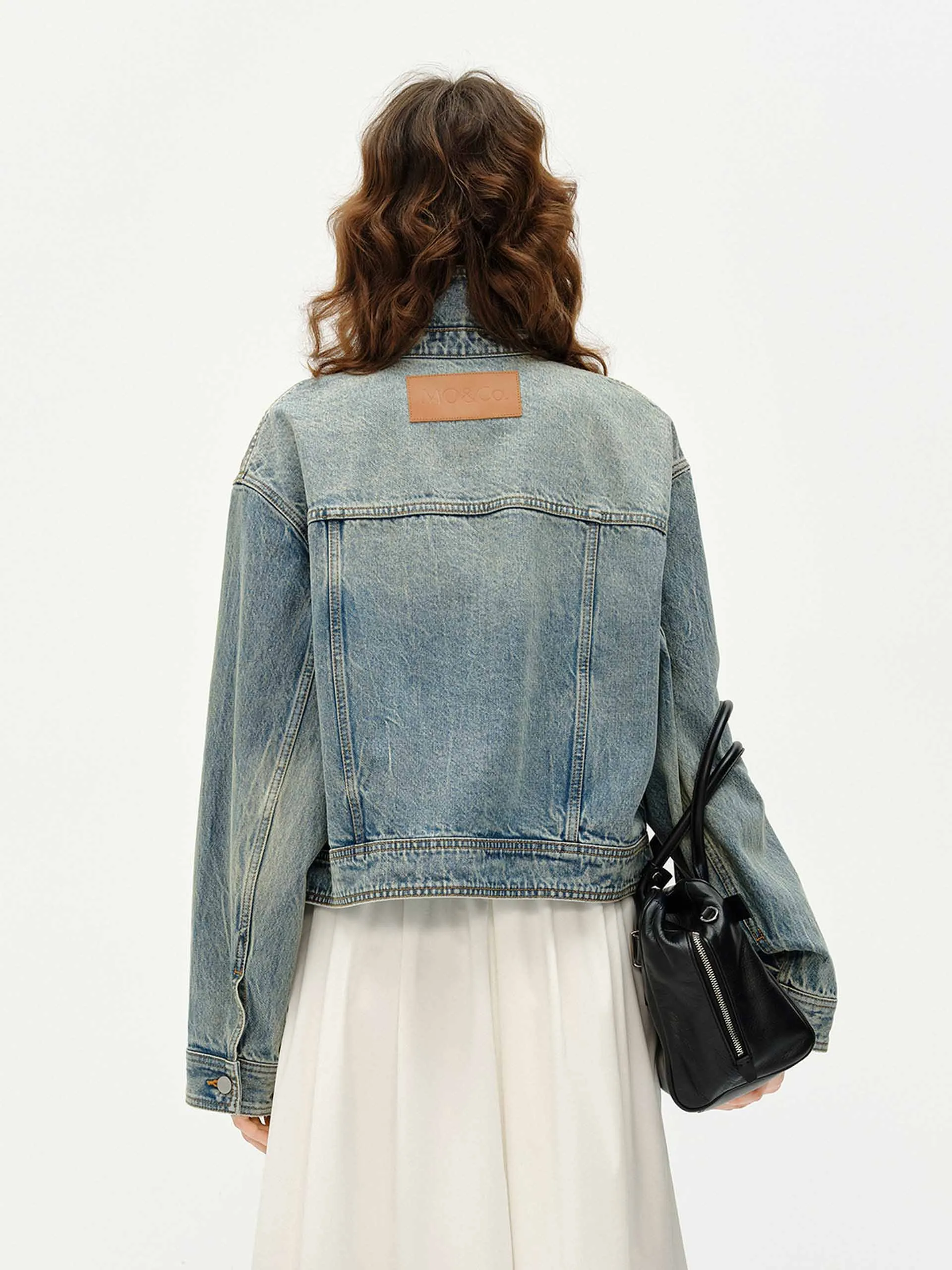 Front Pocket Denim Jacket