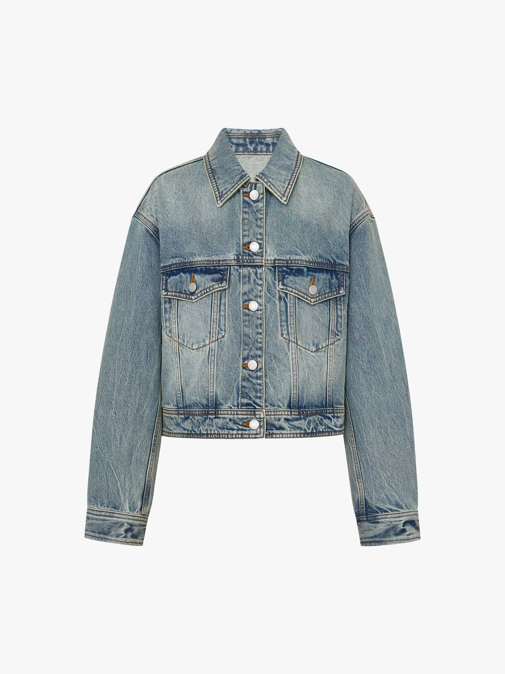 Front Pocket Denim Jacket