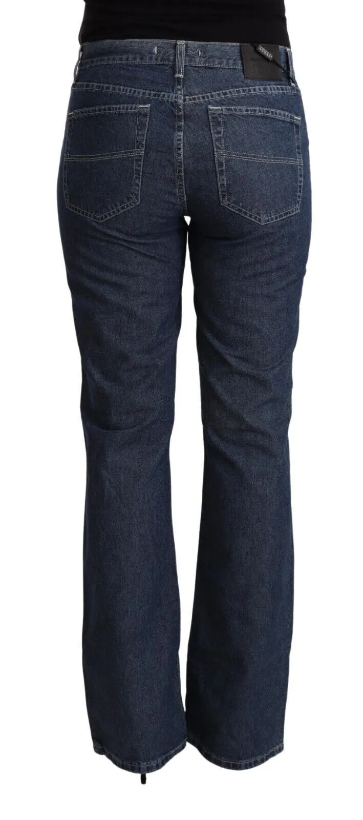 GF Ferre  Cotton Mid Waist Fla  Women's Jeans