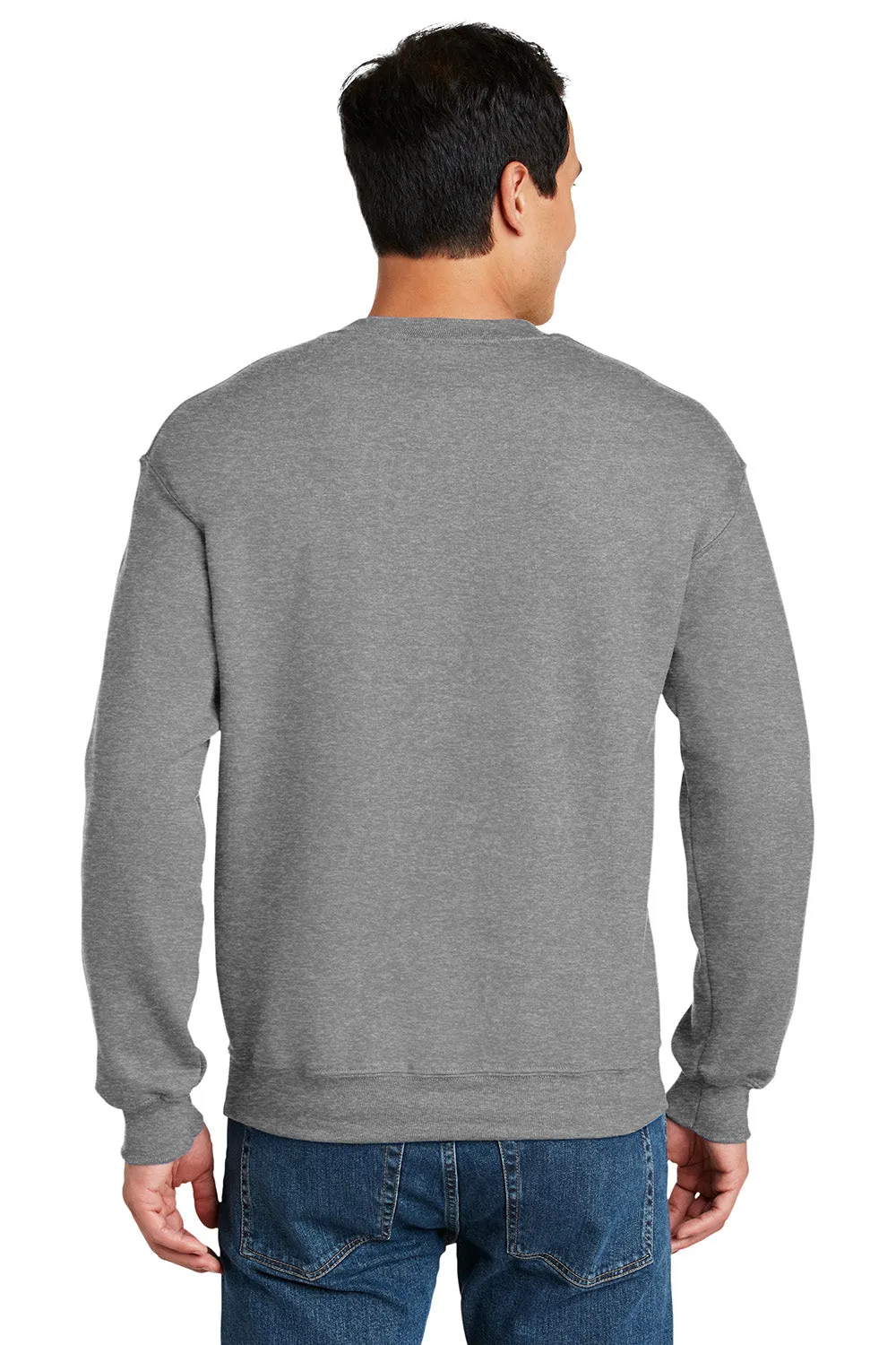 Gildan Mens DryBlend Moisture Wicking Fleece Crewneck Sweatshirt - Sport Grey