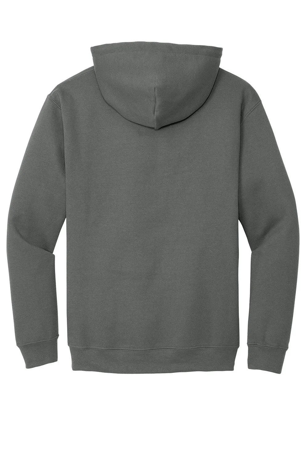 Gildan Mens Pill Resistant Hooded Sweatshirt Hoodie w/ Pouch Pocket - Charcoal Grey