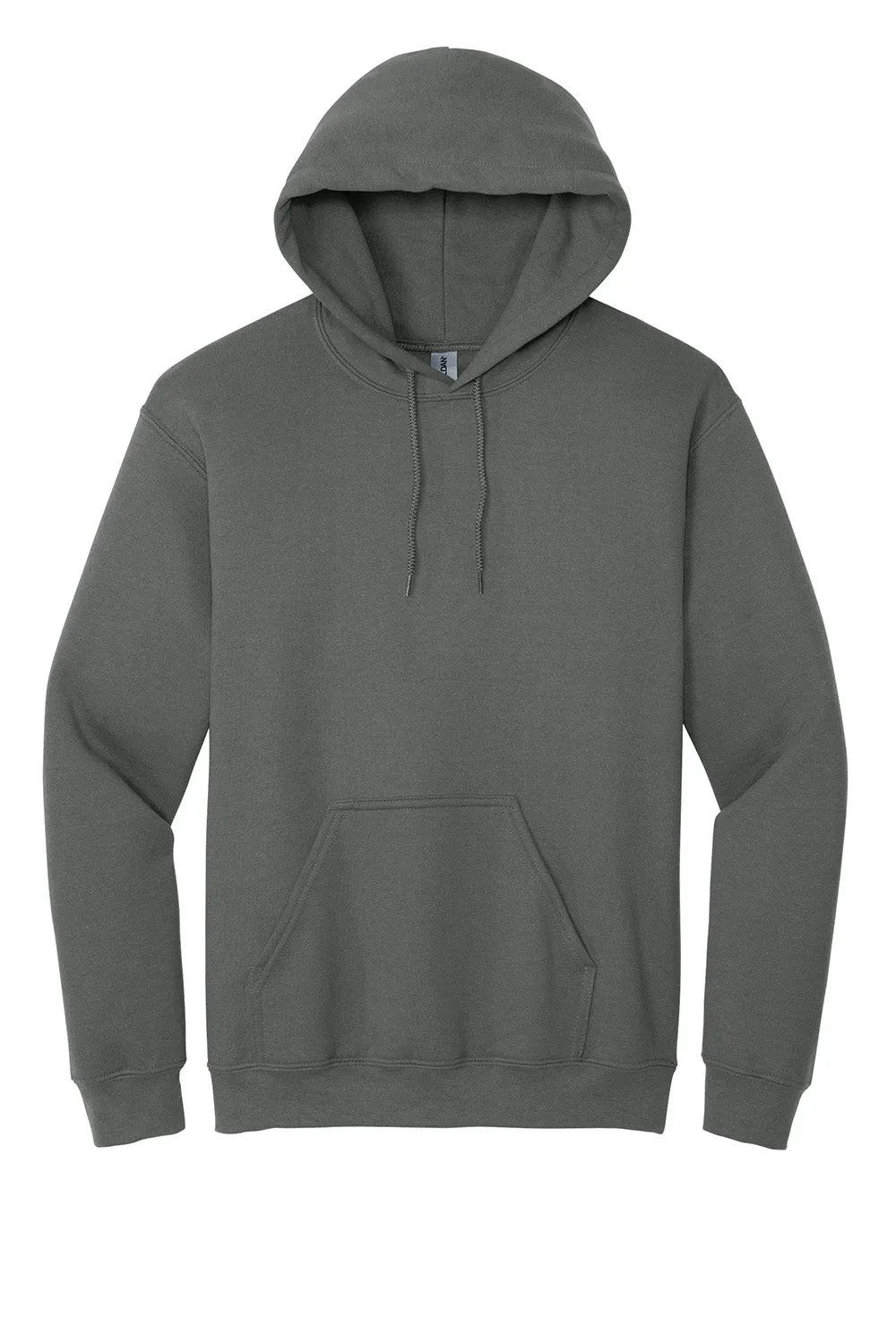 Gildan Mens Pill Resistant Hooded Sweatshirt Hoodie w/ Pouch Pocket - Charcoal Grey