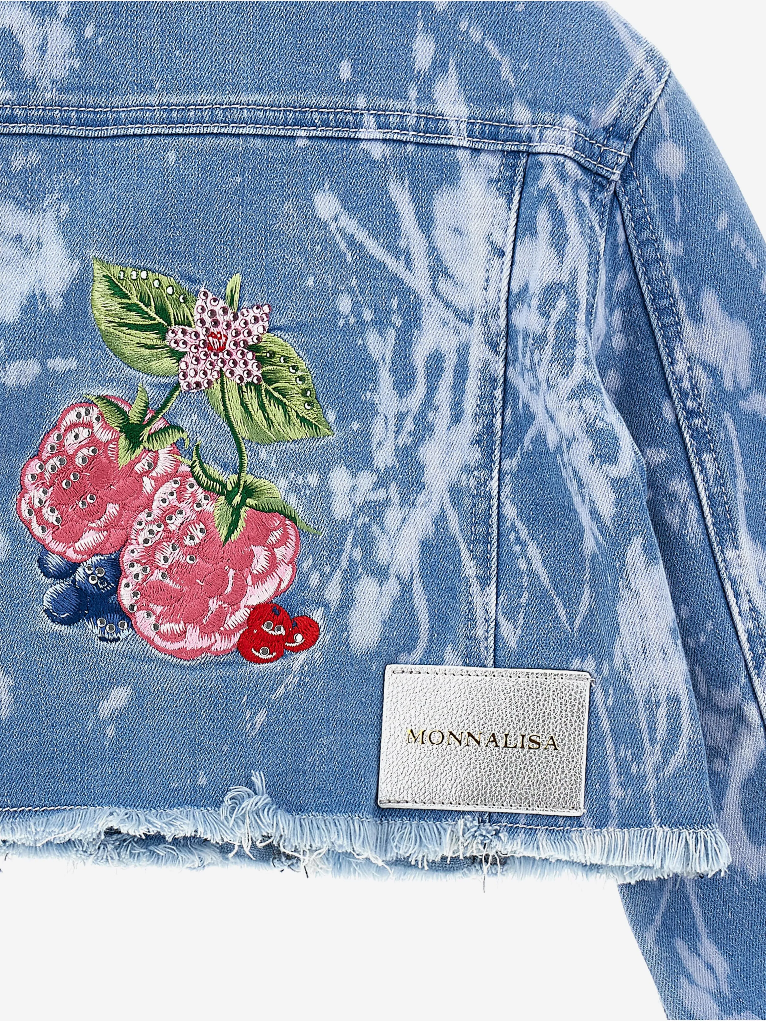 Girls Denim Jacket in Blue