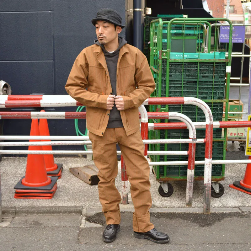 GREENEBAUM OVERALLS (WARE HOUSE) "2214 BR" 1880 HEAVY LEATHER BOUND BROWSE (BROWN STRIPE)