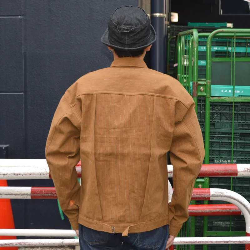 GREENEBAUM OVERALLS (WARE HOUSE) "2214 BR" 1880 HEAVY LEATHER BOUND BROWSE (BROWN STRIPE)