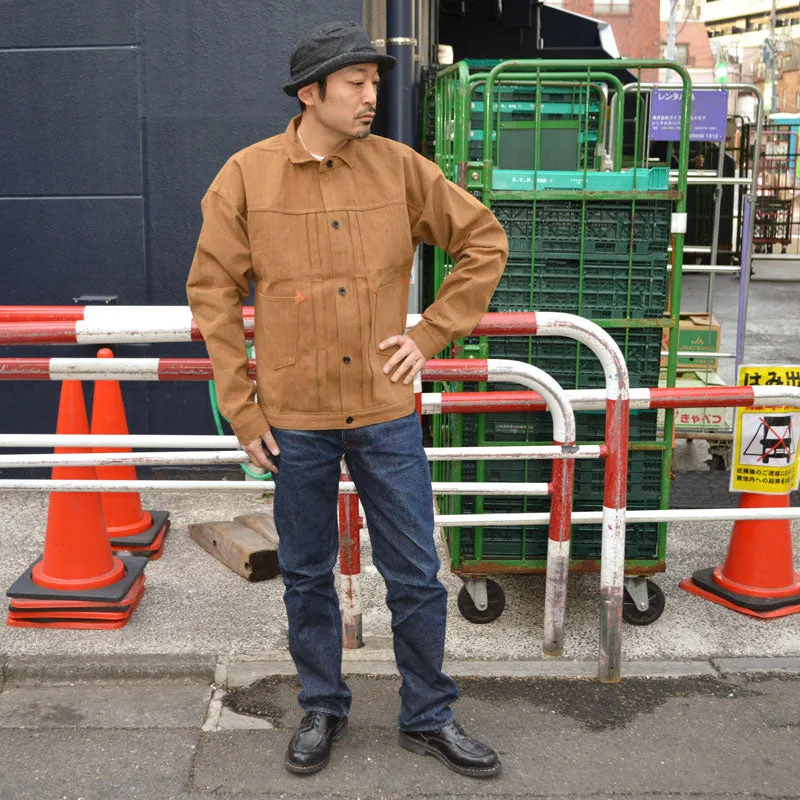 GREENEBAUM OVERALLS (WARE HOUSE) "2214 BR" 1880 HEAVY LEATHER BOUND BROWSE (BROWN STRIPE)
