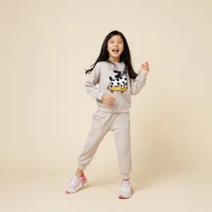 >Petite Hailey Kids Winston Dog Sweatshirts Set - Beige